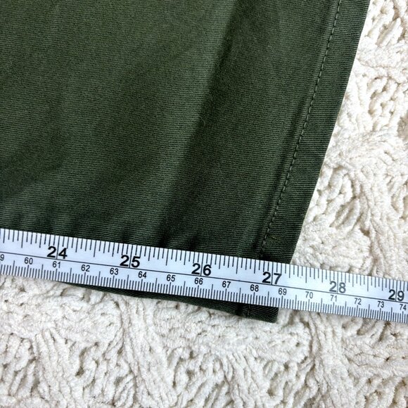Good American Good Classic Ankle High-Rise Stretchy Pants Jeans Green Size 18 - Picture 3 of 9